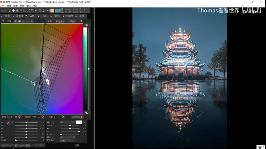 One-Click Night Teal-Orange Grading with 3D LUT Creator · Fig. 10