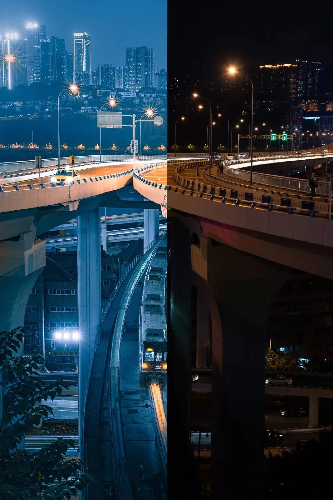 刷爆全网的重庆夜景大片，原来后期这么调色！ · 图3
