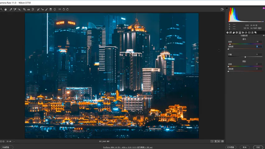 这种好看的夜景色调是怎么调出来的？ · 图10