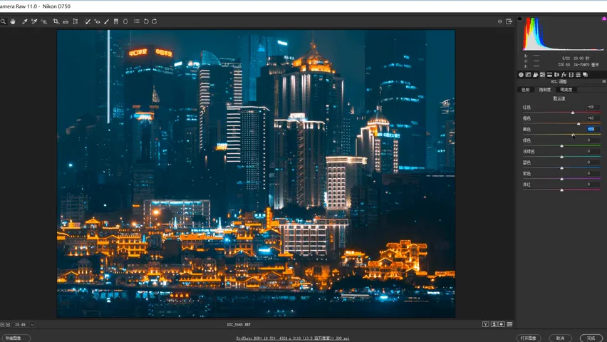 这种好看的夜景色调是怎么调出来的？ · 图11