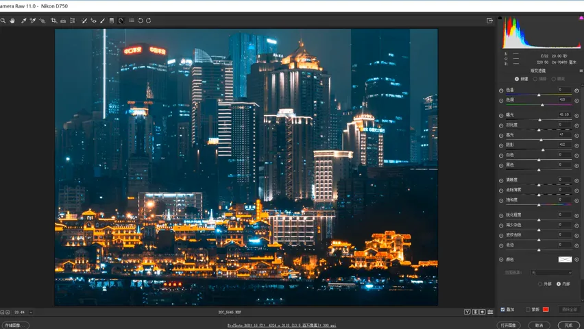 这种好看的夜景色调是怎么调出来的？ · 图14