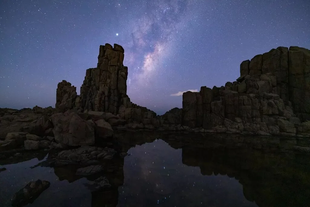 这些照片是把太阳和星空P在一起吗？浅谈月升、月落的拍摄~ · 图7