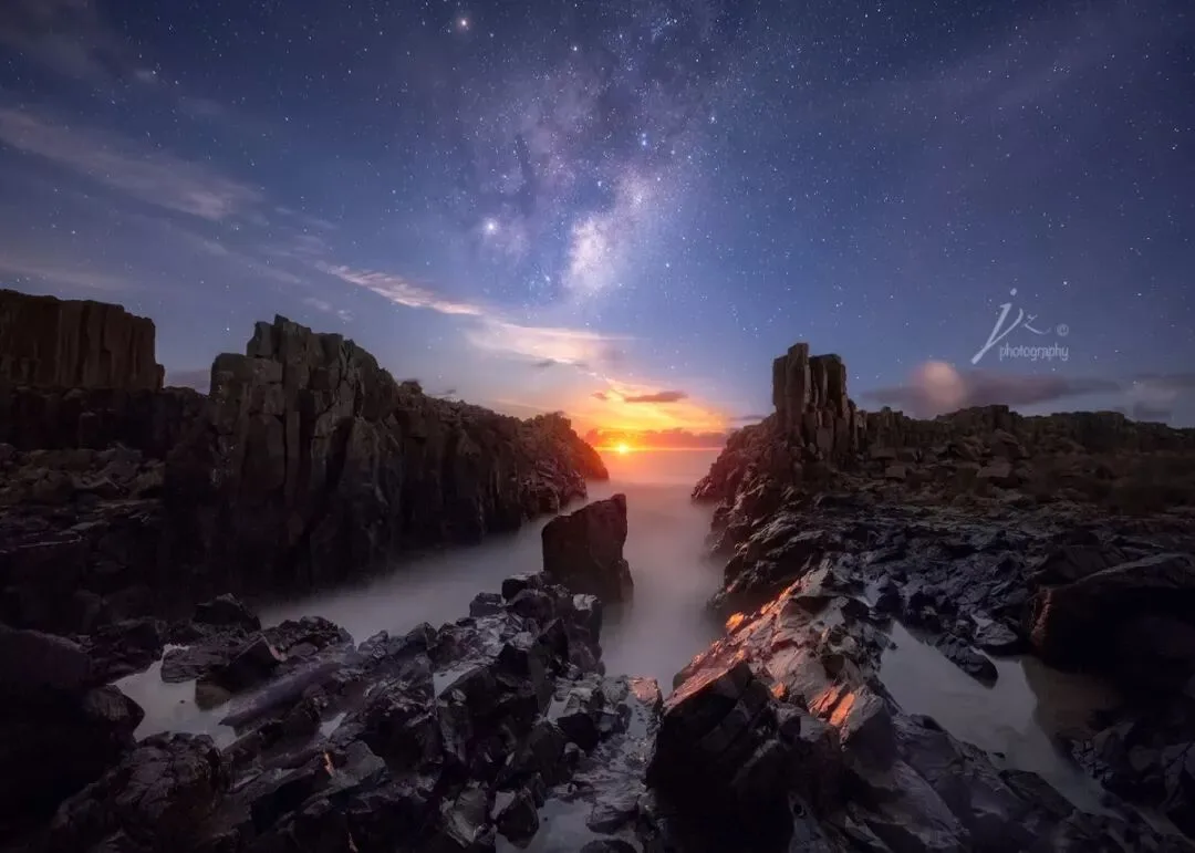 这些照片是把太阳和星空P在一起吗？浅谈月升、月落的拍摄~ · 图9