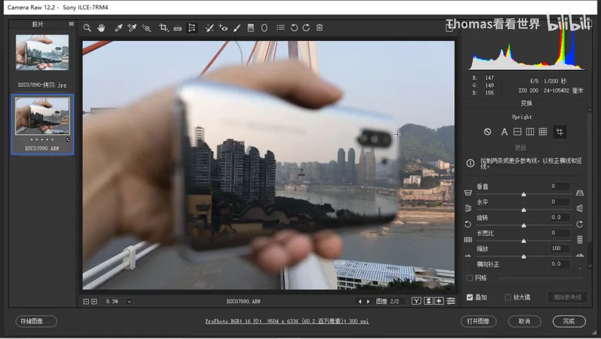 Low-Saturation Teal-and-Orange in a Few Steps: ACR/Lightroom Grading Tutorial · Fig. 5