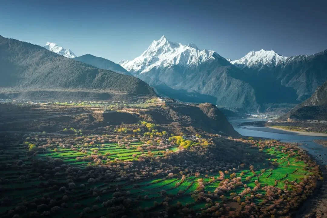 Snow Peaks & Peach Blossoms: A Live Tutorial in Suosong Village Under Mt. Namcha Barwa · Fig. 1