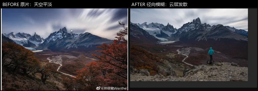 How to Create Dynamic Skies in Post: PS Blur Tools and Edge Artifact Fixes · Fig. 2